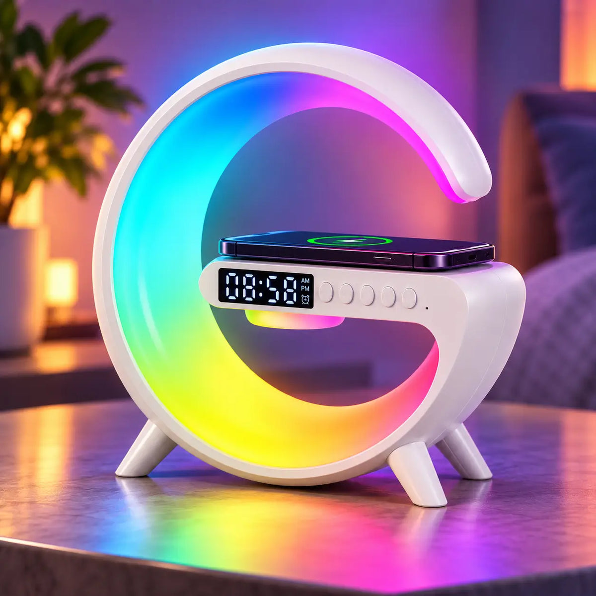 Essetika Lumora 4-in-1 Smart Bedside Lamp