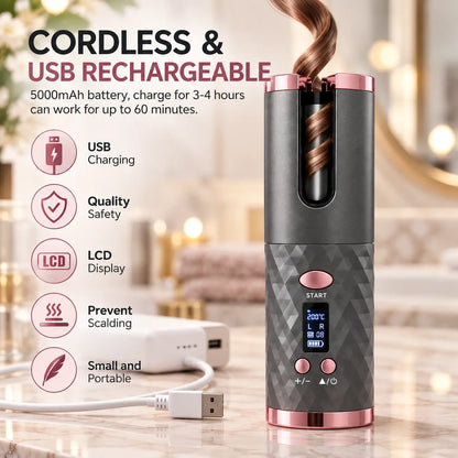 ESSETIKA Wavelle Cordless Automatic Hair Curler